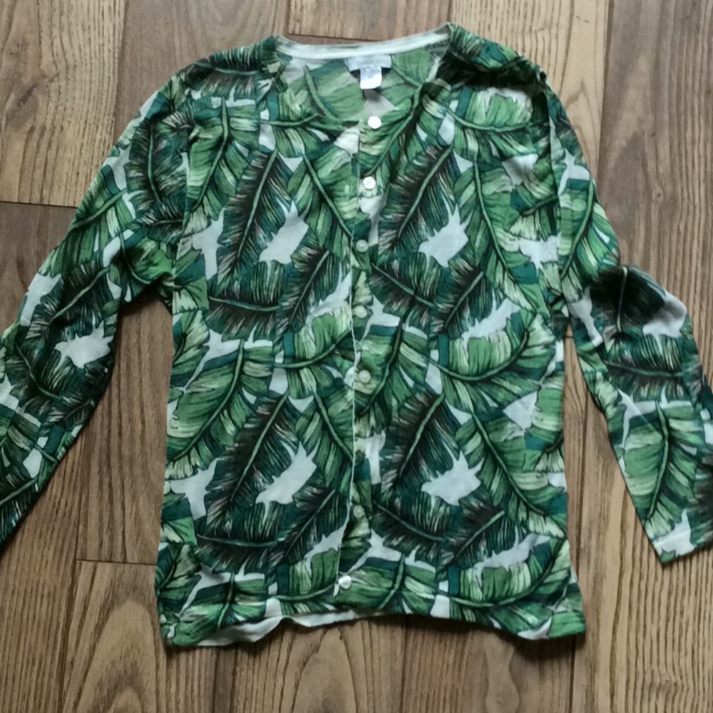Garnet Hill Merino cardigan